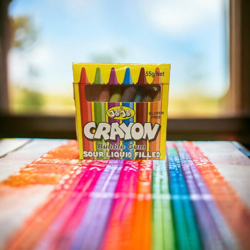 Sour bubblegum Crayons