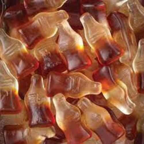 Mini bag gummy cola bottles 250g